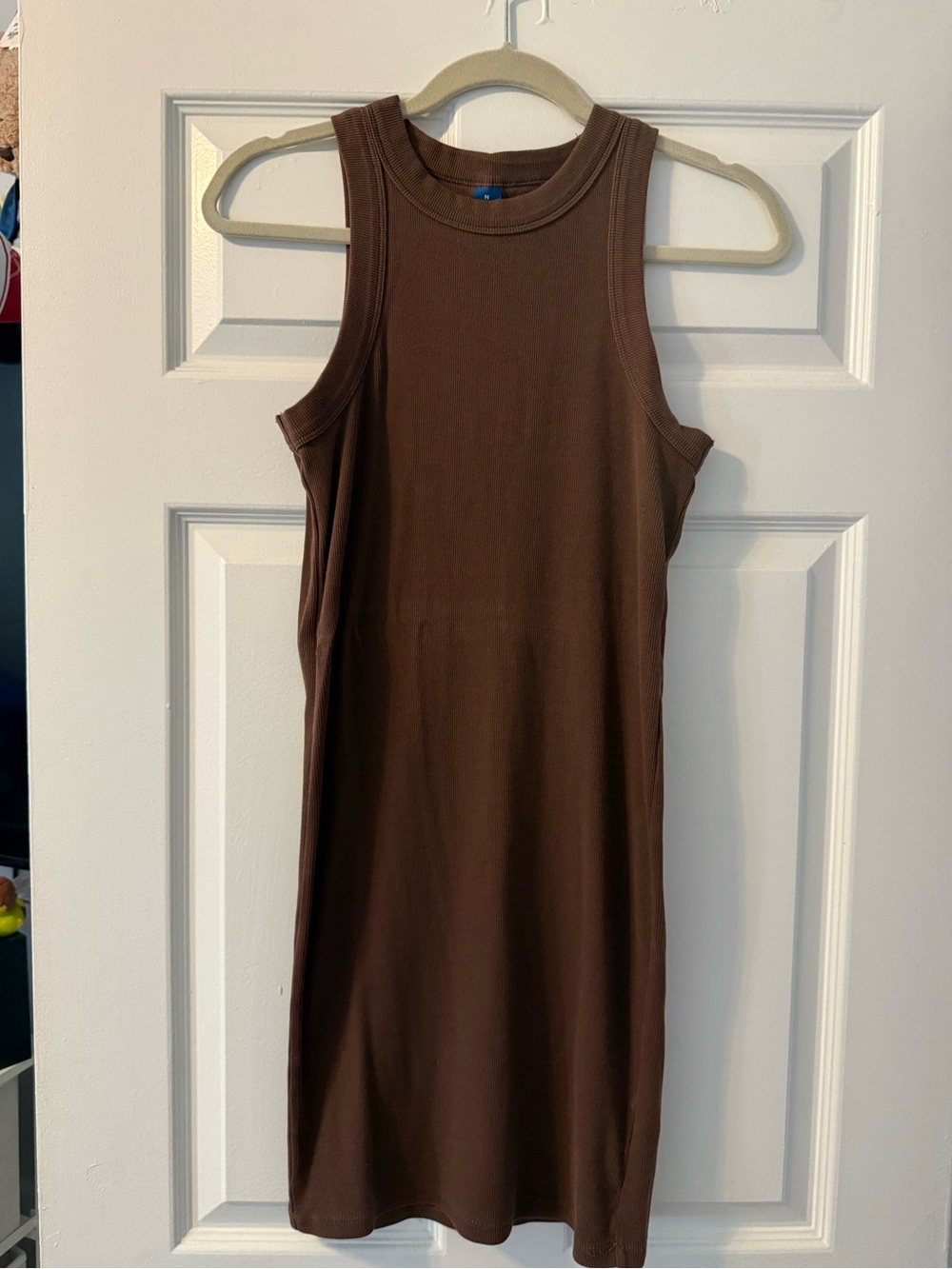Old Navy Brown Sleeveless Midi Tank Dress
